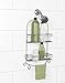 Zenna Home, Satin Nickel Shower Caddy, 2 Shelves