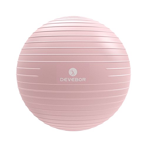 DEVEBOR-Exercise-Ball-for-Yoga-Balance-Fitness-Stability-Workout-Guide-Professional-Grade-Extra-Thick-Yoga-Ball-Chair-with-Quick-Pump-Anti-Burst-Heavy-Duty-Stability-Ball