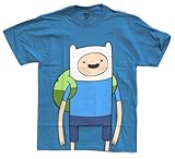 Adventure Time With Finn And Jake Men's Large Finn T-shirt S