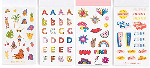 ban.do Planner Sticker Book Gift Set, 70 Pages with Over 1,400 Assorted Stickers Combined, Issues 3 and 4 - Thumbnail 5