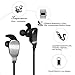 Sport Bluetooth Headset,Mostfeel Cobra Wireless Bluetooth 4.0 Headphone In-Ear Noise Cancelling Built-in HD Stereo Headphone with Microphone for iPhone,Ipad,Samsung,Nexus 6p,HTC,LG,(Black)