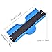 Upgraded Plastic Contour Gauge, Profile Gauge, Shape Duplicator, 10-Inch Marking Tool, Precisely Copy Irregular Shapes For Perfect Fit and Easy Cutting