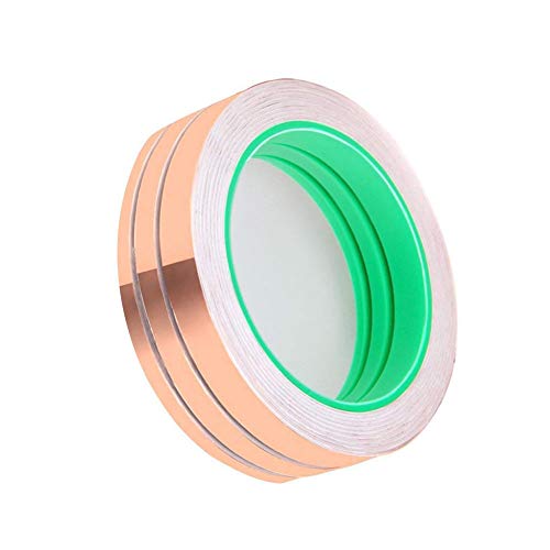 Eyech 3pc Copper Foil Tape Double-Sided Conductive Adhesive for EMI Shielding, Stained Glass, Art Work, Soldering, Electrical Repairs, Grounding- 27.5 Yard/Each - Thumbnail 2