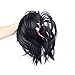 OUBECA Tousled Synthetic Hairpiece Scrunchies Straight Elastic Updo Scrunchy Bun For Women