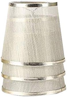 uonlytech pantallas de lampara de arana de 3 piezas organza clip transarente en pantalla para lamparas lampara de pie y lampara de mesa cubierta de