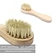 Dry Brushing Body Brush, 4Pcs Detachable Natural Bristles Wet or Dry Body Brush Set with Face Brush, Shower Glove and Massage Brush, For Wash Brushing, Exfoliating