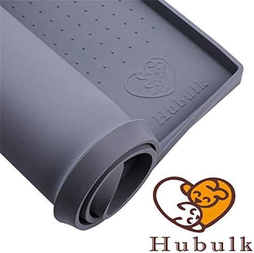 Hubulk Dog Feeding Mat,100% Waterproof Food Grade Silicone Pet Food and Water Bowl Placemat,Dishwasher - Image 4