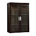 Sauder Office Port Hutch, Dark Alder finish