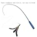 JTEEY Cat Toys Interactive,9 Packs Retractable Cat Toy Wand, Cat Feather Toy, Assorted Refills Teaser Exerciser Wand Toy Set,Fish Bird Butterfly Dragonfly Worm