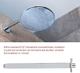 Wifehelper Square Shower Arm 40cm Stainless Steel Wall Mounted Extension Pipe view 5