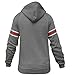 Women's Ohio State Buckeyes Athletic Hoodies Sporty Sweatshirts - Grey (Size: XL)