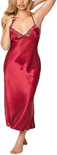 Corgie Women Sexy Charming Lingerie Lace Babydoll Underwear Sleepskirt Satin Lace Comfortable Long Gown Gifts Skirts