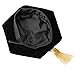 GraduationMall Graduation Doctoral Tam 6-Sided Black Velvet with Gold Bullion Tassel