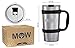 Insulated Tumbler Cup Travel Mug - Premium 20 ounces Set w/ Handle and Leak Proof Lid - Vacuum Stainless Steel Coffee To Go Cup