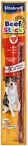 KATIX Vitakrafts *NEW* SET OF MIXED VARIETY DOG BEEF STICKS SOFT MEATY DOG TREAT STICKS, 15 count (Pack of 1) - Image 4