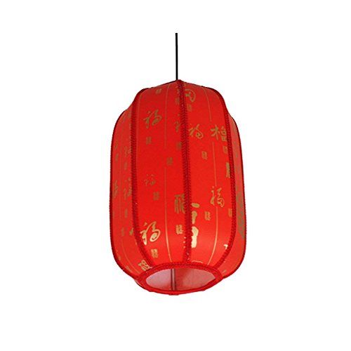 XQY Living Room Chandelier, Bar Restaurant Decoration，Illuminated Creative Personality Chandelier Festive Red Lantern Balcony Lamp Chinese Aisle Corridor Retro Restaurant Chandeliers Decorative Light