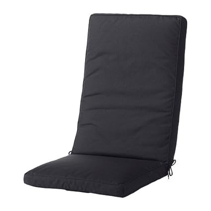 Ikea Kungso Seat Back Cushion Outdoor Black 116x47 Cm