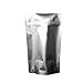 JIAEN Diameter 3mm Stainless Steel Coat Hat Single Hook Heavy Duty Support 18kg,Set for 4 Value Pack