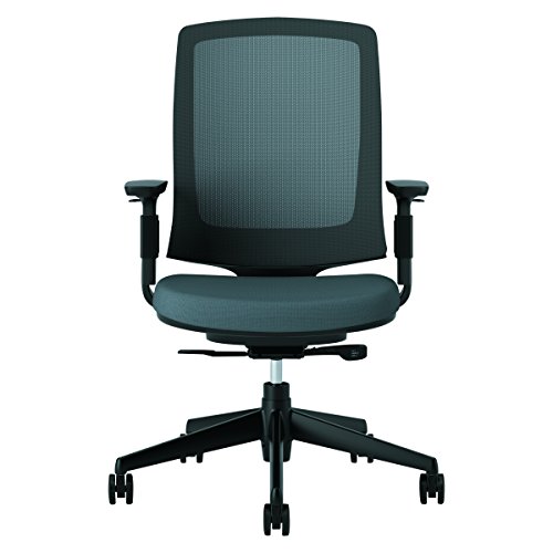 HON Lota Office Chair - Mid Back Mesh Desk Chair Conference Room Chair, Charcoal (H2281)