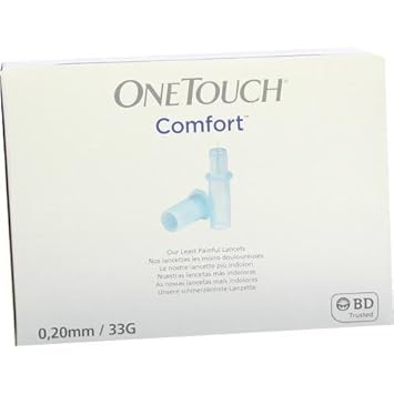 One Touch Comfort Sterile Lancets 0 20mm 33g 200pcs 200 By One