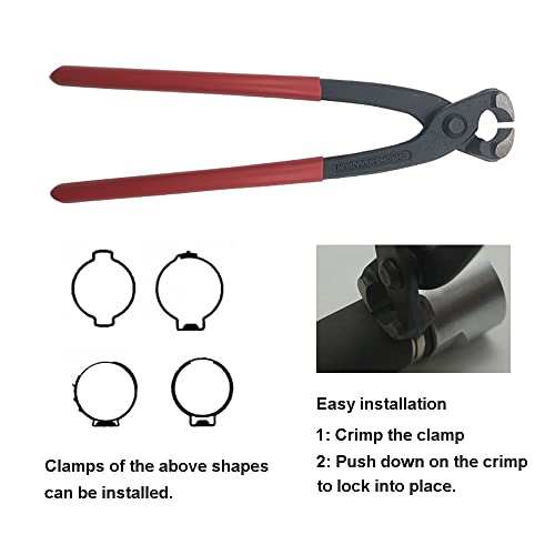 Ear Clamp Pliers CV Joint Banding Tool with Cutter Tool Kit, Ear Boot