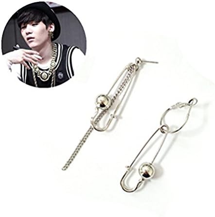 Unisex Bangtan KPOP Boys Album BTS JIMIN Stud Earrings 1 Pair
