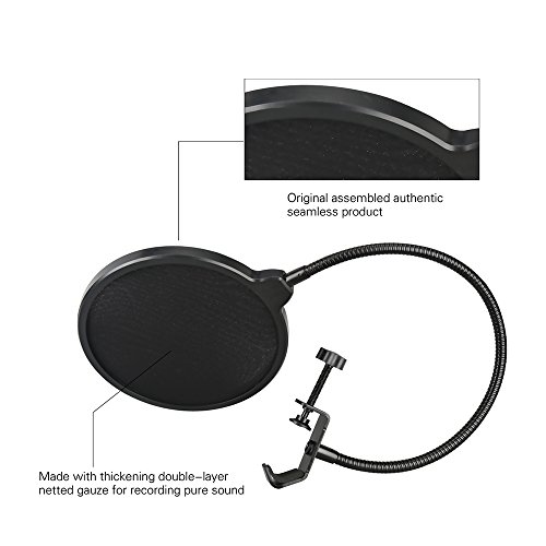 Aokeo-Professional-Microphone-Pop-Filter-Mask-Shield-With-A-Clip-Stabilizing-Arm-For-Awesome-Premium-Recordings