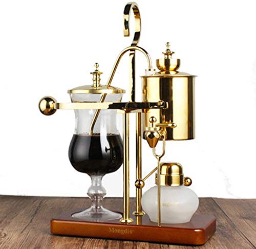 YAeele Royal Belgian Pot Heim Edelstahl belgische Kaffeekanne Syphon Manuelle Kaffeemaschine – Bild 3