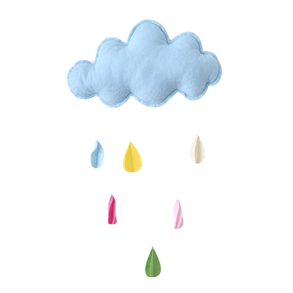 She's Shining Blue Cloud Raindrops Pendant Room Charm Cute Decoration Creative Water Droplets Color Hanging Accessories