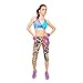 Shensee Women High Waist Fitness Yoga Sport Pants Printed Stretch Leggings