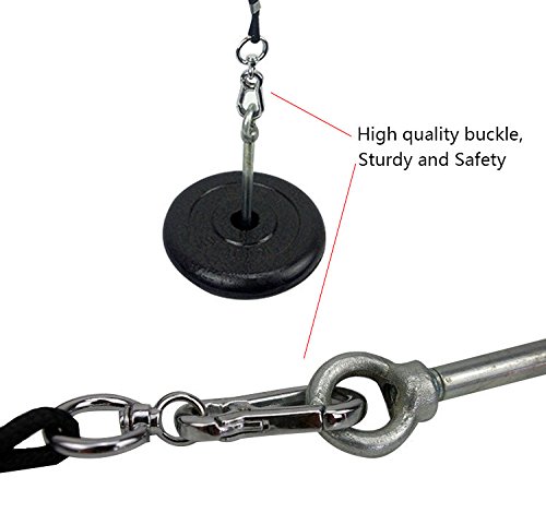 Darhoo-Wrist-and-Forearm-Strength-Training-Fitness-Equipment-Arm-Muscle-get-in-Shape-Wrist-Hand-Exerciser-Steel-Pipe-Foam-Nylon-rope-Black