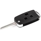 New Uncut Flip Folding Housing Remote Key case fob Keyless shell Replacement Shell For 1998 1999 2000 2011 Toyota Land Cruiser