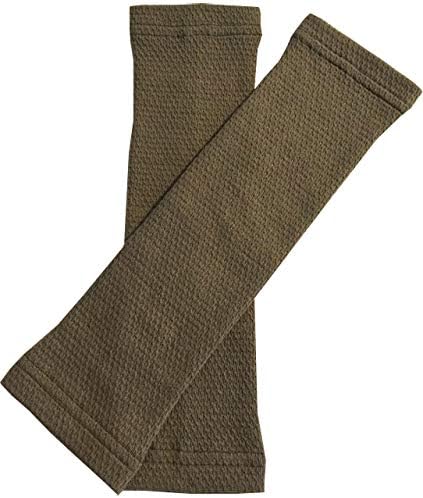 レッグウォーマー ベビー キッズ 冬 赤ちゃん 日本製 Emワッフル あったか 防寒 紫外線 冷え 冷房対策 虫よけ ハイハイ 出産 お祝い カーキ