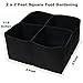 Gardzen Divided Raised Vegetable Bed, Square Foot Gardening 2Feet x 2Feet - Having Your Own Garden