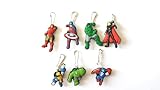 7 pcs Avengers Zipper Pull Charms for Jacket Backpack Bag Pendant