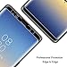TOCOL for Samsung Galaxy Note 8 Screen Protector, 9H Hardness Tempered Glass HD Clear 3D Curved [Anti-Scratch Anti-Bubble] with Easy Installation Tray