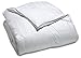 Amazon Brand – Pinzon Hypoallergenic White Goose Down Comforter, 100% Cotton Cover - Medium Warmth, Full/Queen