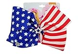 JoJo Siwa Large Cheer Hair Bow (Stars and Stripes)