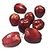 COTOSEY Fake Fruit Artificial Apples for Home Kitchen Table Basket Decoration 8pcs (Dark Red Apples)