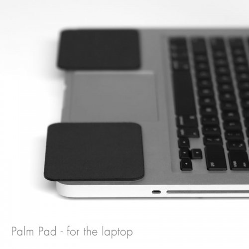 GRIFITI Palm Pads are Apple MacBook Wrist Rests and Notebook, Netbook, and Laptop Wrist Pads Made with Silicone to Easily Reposition and Remove while Travelling