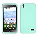 Huawei Vision 3 LTE Case, Slim Gel Cover Case Teal + Screen Protector