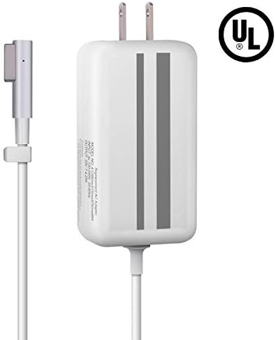 Macbook Pro Charger, UL Certified Upxon Replacement 60W Magsafe (L) Shape Connector Ac Power Adapter for Macbook and 13-inch Macbook Pro by Upxon