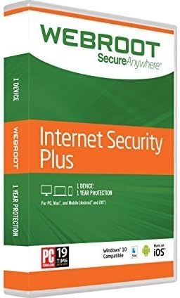 Webroot Internet Security Plus | 2017 (1 PC- 1 Year) No CD- Only key via email