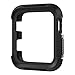 Compatible with Watch Case 42mm, Shock Proof Bumper Cover Scratch Resistant Protective Rugged Case Replacement for Series 3/2/1 42mm, Nike+, Black