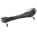 JacobsParts DC Power Extension Cable 50 Feet 5.5mm x 2.1mm Male Female Cord, 20AWG