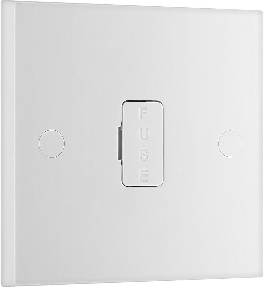 BG Electrical 13A Fused Spur Connection Unit, Double Pole, Nexus 900 White