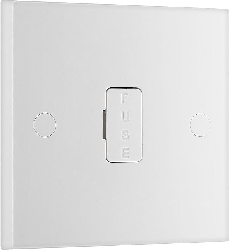 BG Electrical 13A Fused Spur Connection Unit, Double Pole, Nexus 900 White