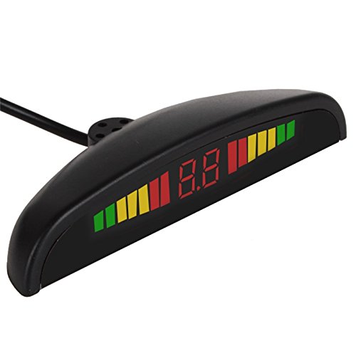Omnibearing & Intelligent Parking Assistance System Contain Visual Digital LED Display & 8 Sensors (Black)