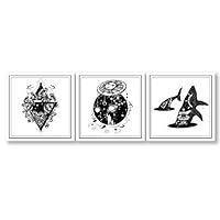 signwin-3 Piece Canvas Wall Art-The Magic of Minimalism-Canvas Prints Home Artwork Decoration for Living Room,Bedroom - 12