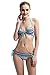 NYC-Fashion Bikini Crystal Charm Crossover Harness Waist Belly Body Chain Necklace (Gold)